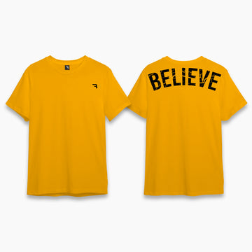 Believe Contrast Oversized Tee