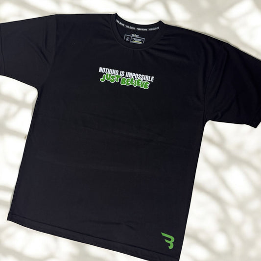 Never Giveup Oversized Tee