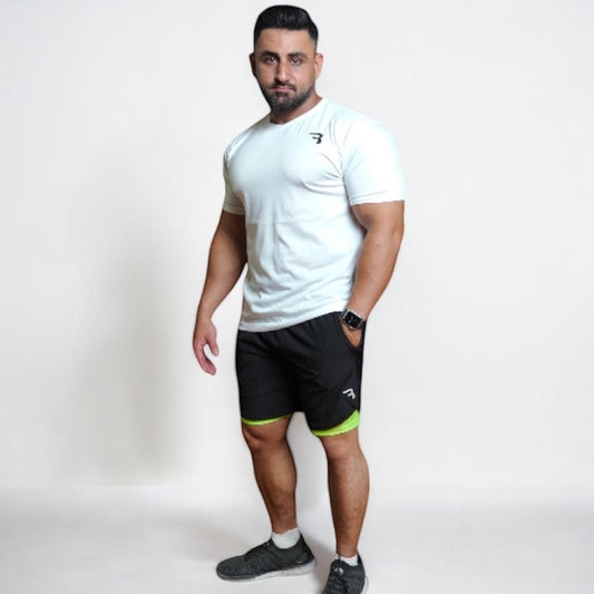 Neon Compression Shorts