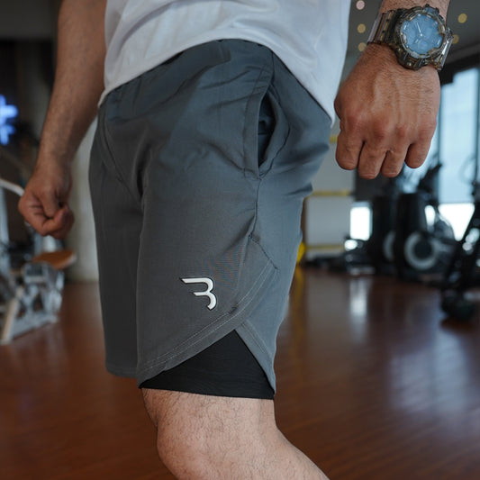 Grey Compression Shorts