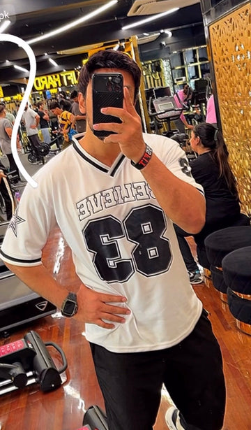 White Jersey Oversized Tee