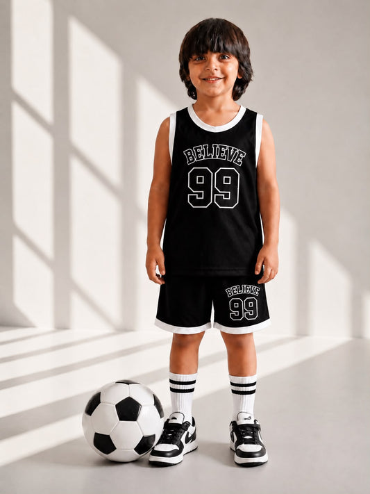 Kids Black Baseball Track