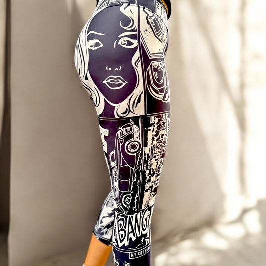 Comic style leggings