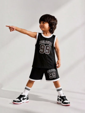 Kids Black Baseball Track