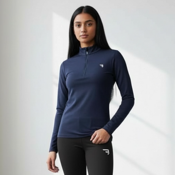 Mock Neck Performance Tee