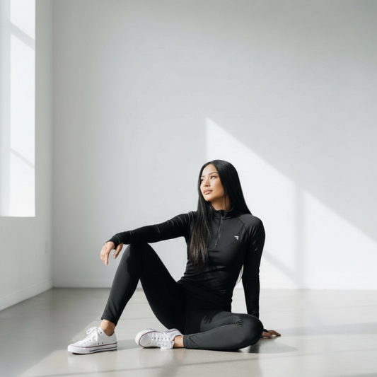 Mock Neck Performance Tee