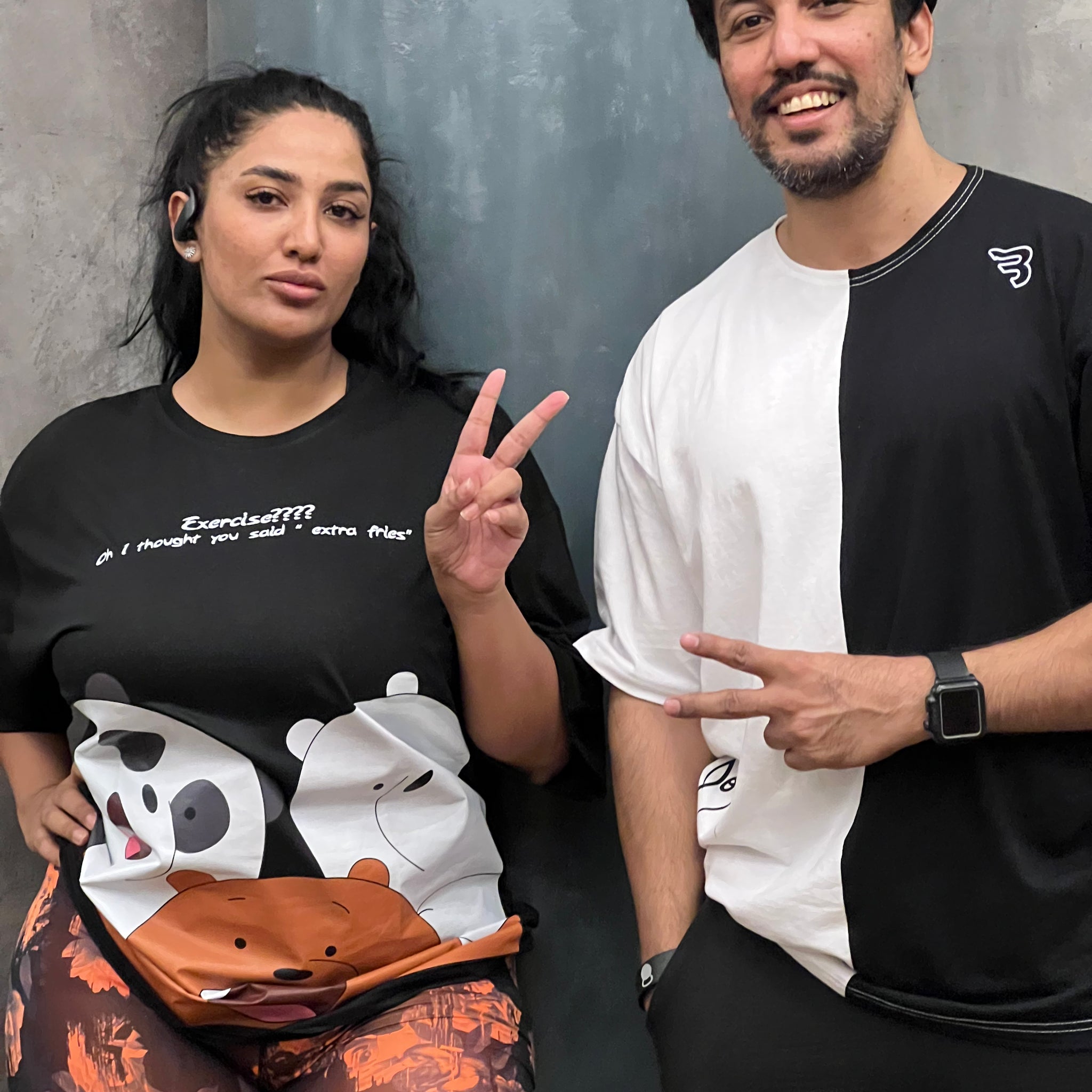 We Bare Bears Tee Oversized
