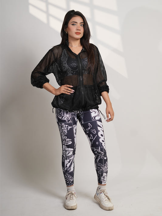 Black Mesh Jacket