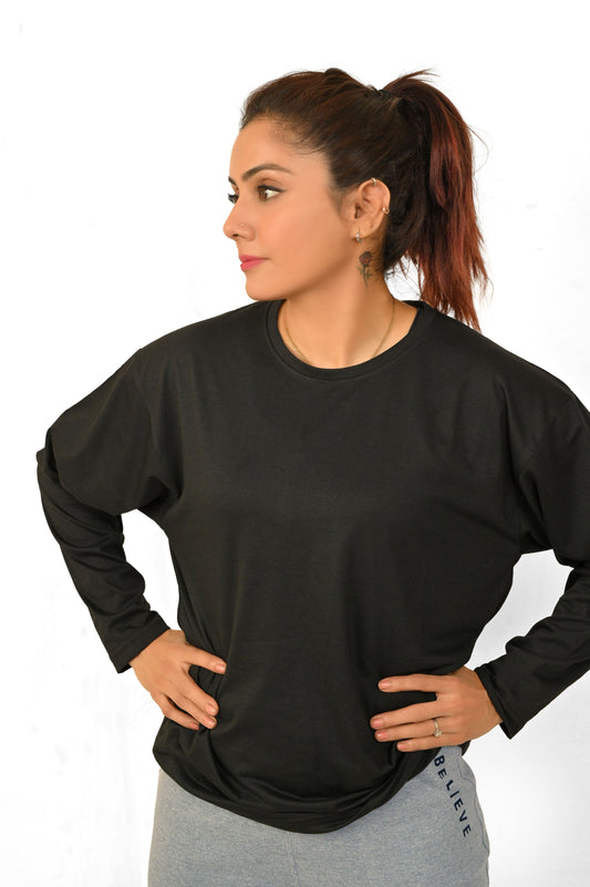 Black Full Sleeve Tee