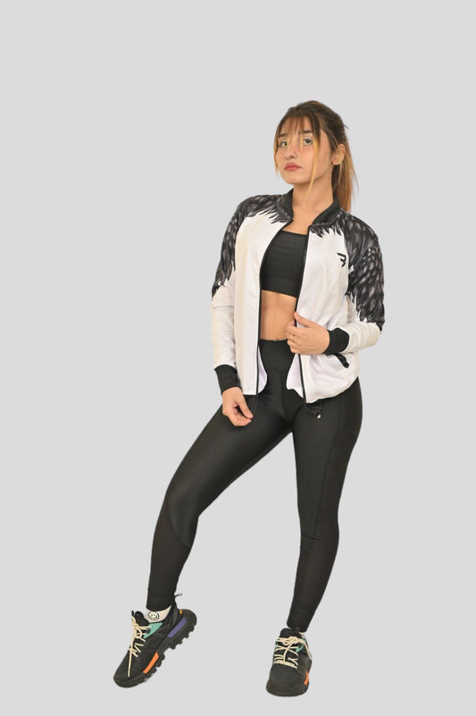 Arcticflex Feather White Zipper Jacket