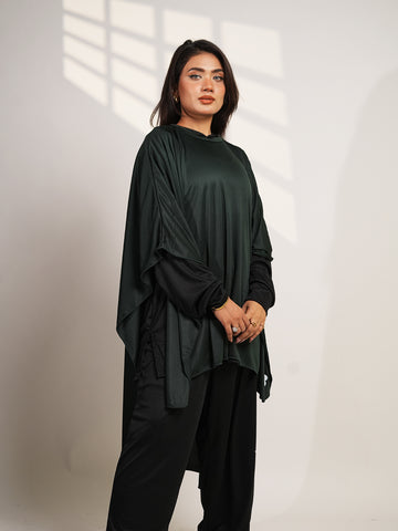 Bottle Green Cape