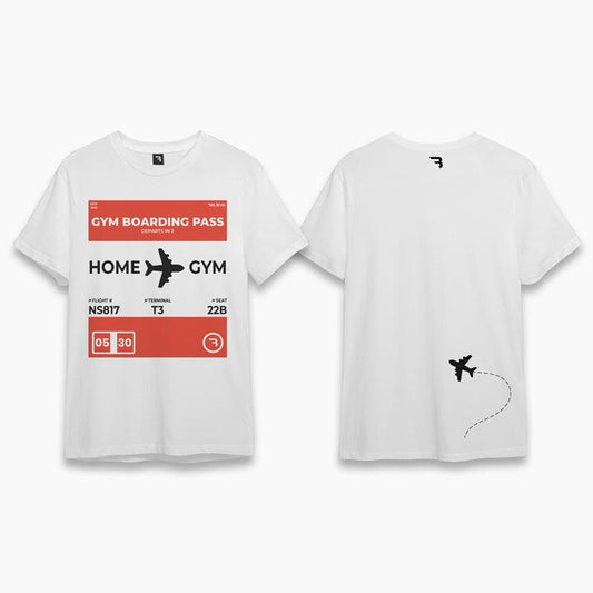 Gym Boarding Pass Tee Oversized