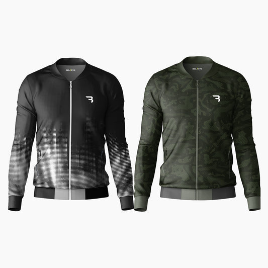 Pack of 2 Jackets - Green & Stealth Flex