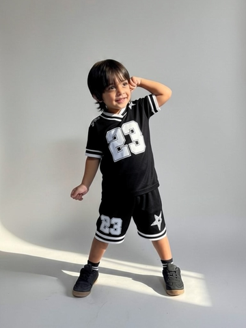 Kids Black Jersey Track