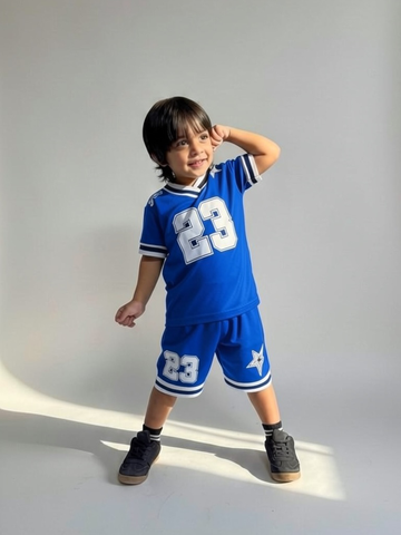 Kids Blue Jersey Track