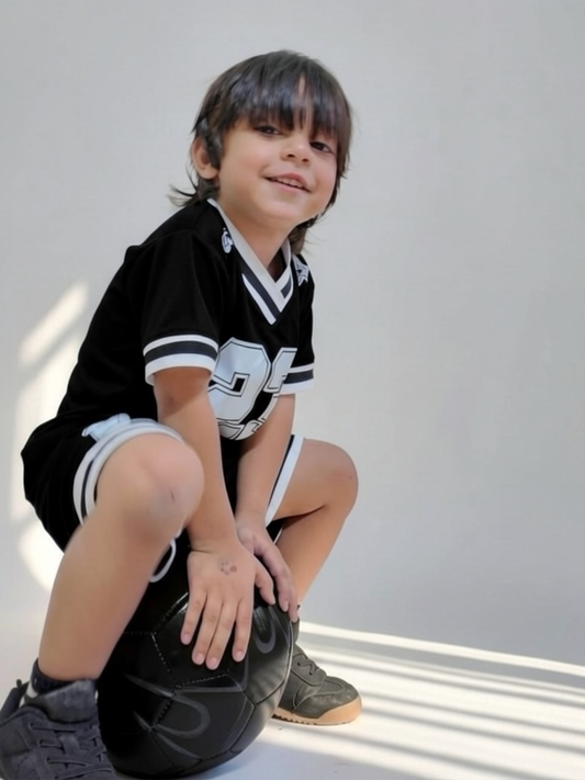 Kids Black Jersey Track