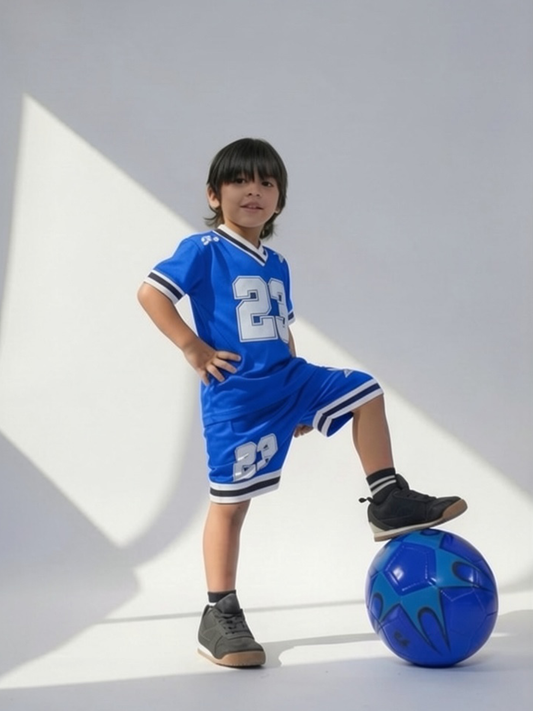 Kids Blue Jersey Track