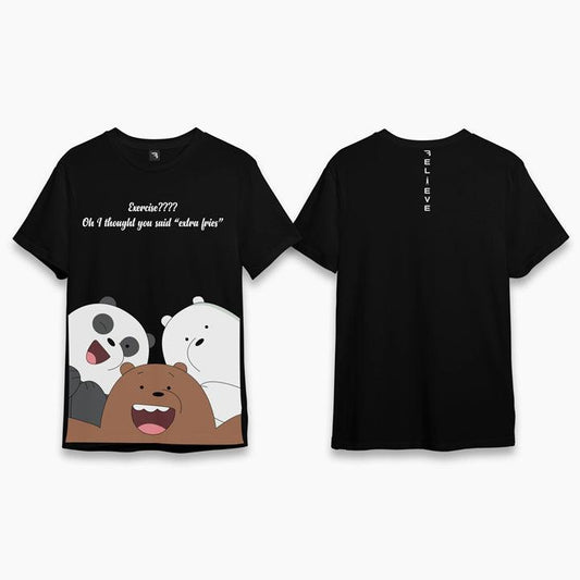 We Bare Bears Tee Oversized