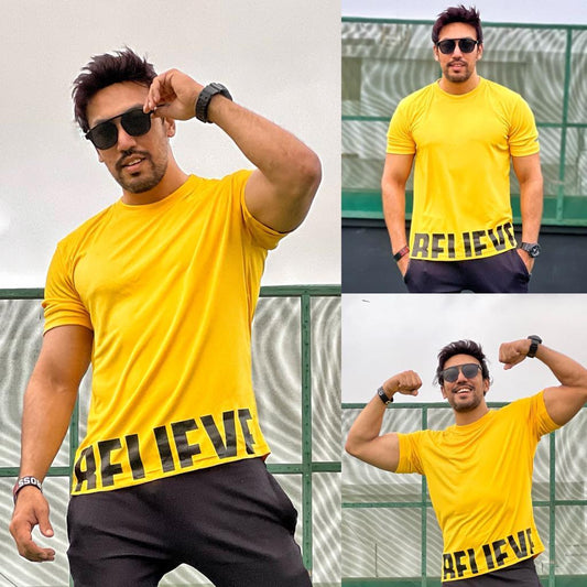 Believer Yellow Tee