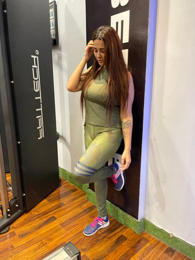 Combat Camo Green – Tracksuit for Women