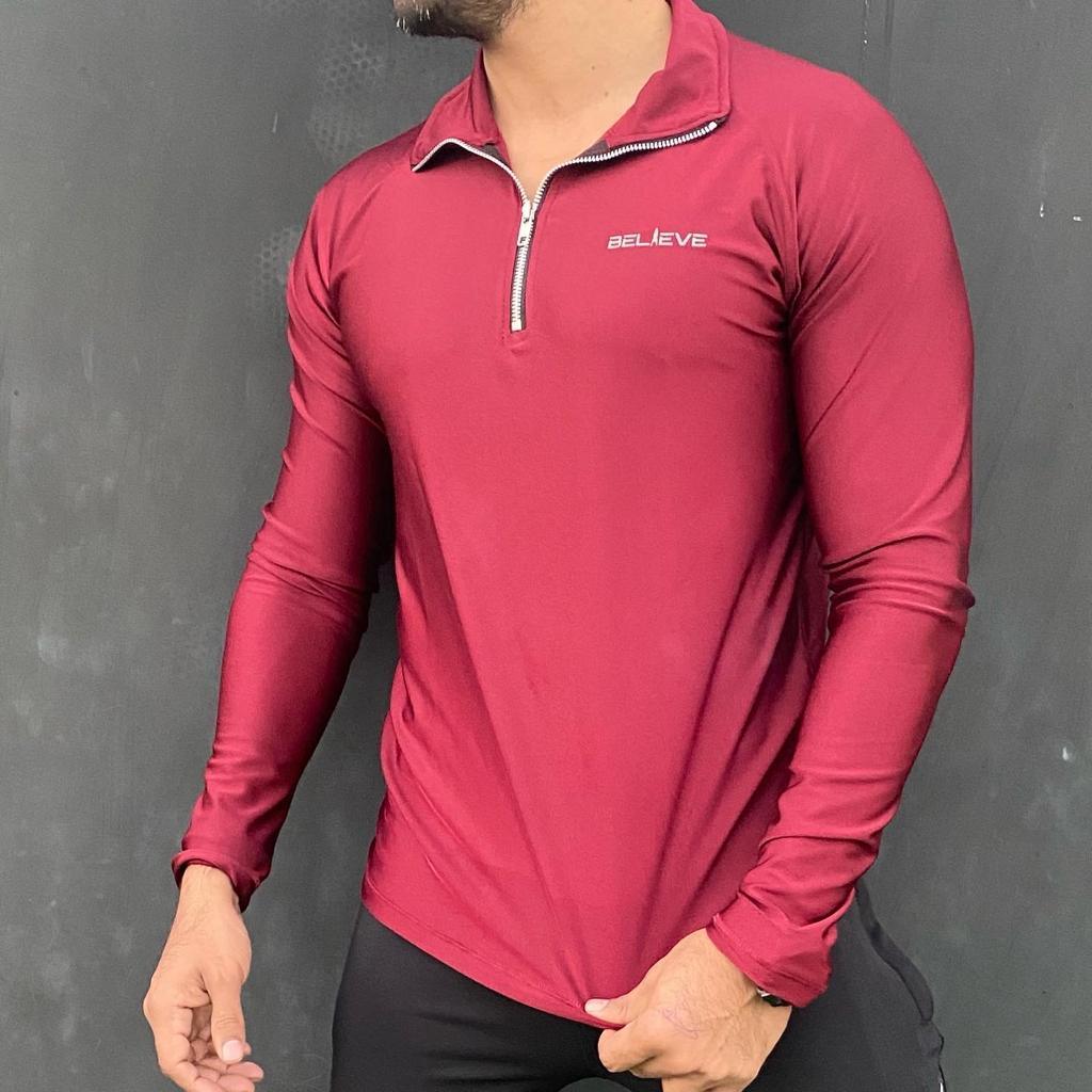 Maroon Zipper